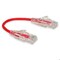 Add-On 6IN RJ-45 MALE TO RJ-45 MALE CAT6 STRAIGHT RED SLIM UTP COPPER PVC PAT ADD-0-5FSLCAT6-RD - alternate 8
